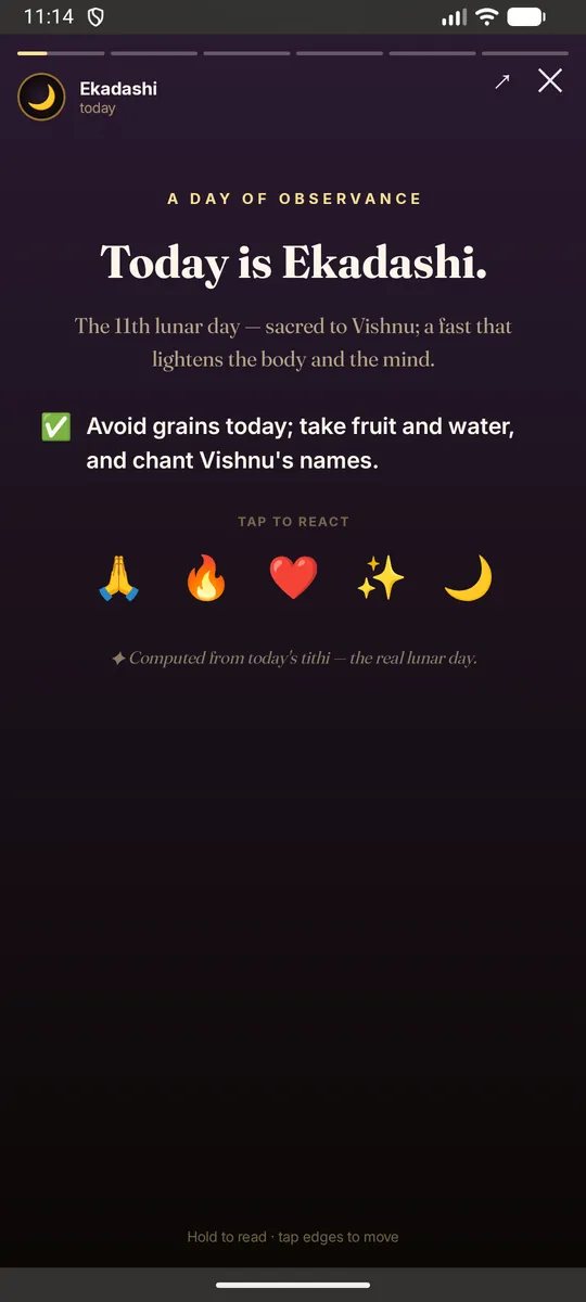 Ekadashi observance